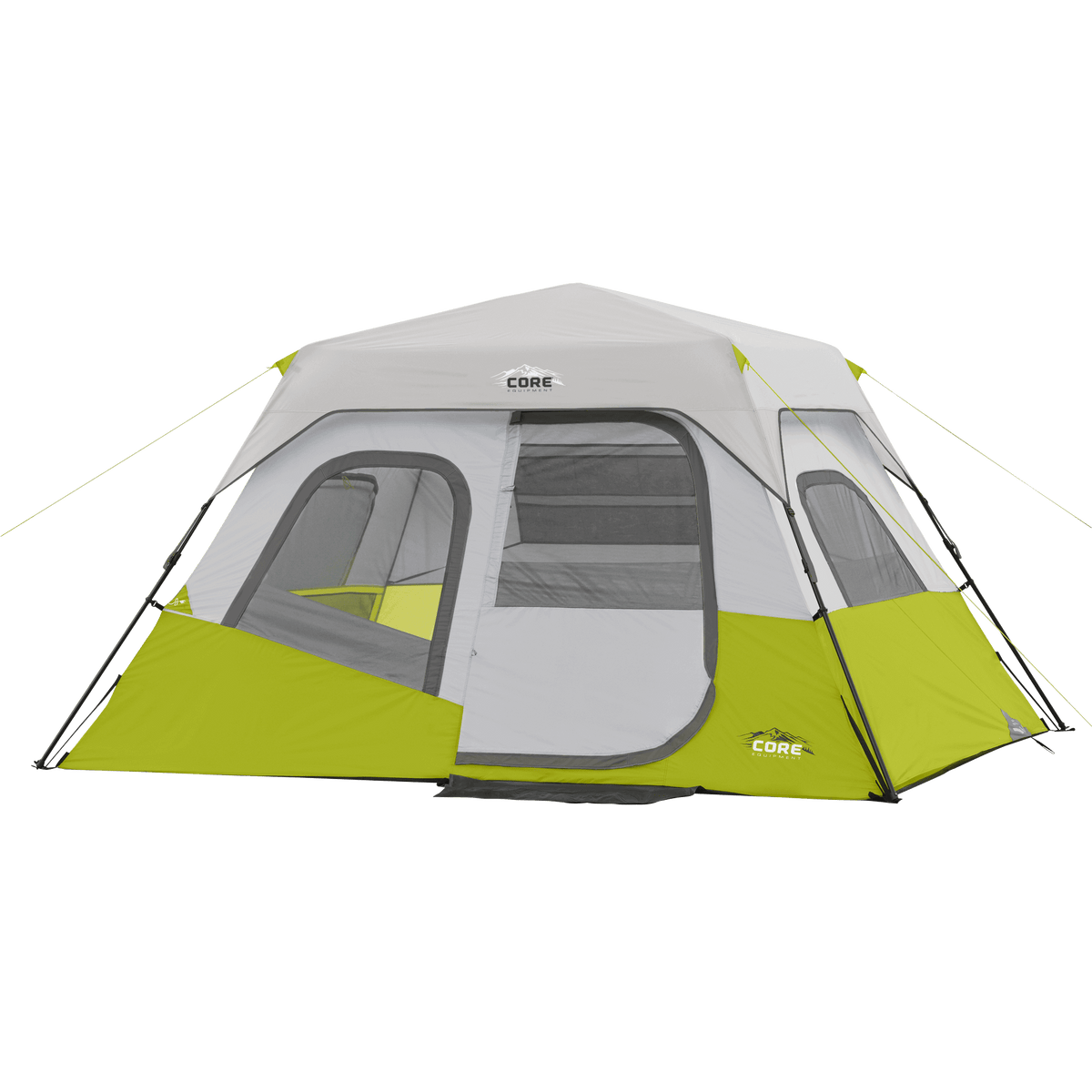 6-Person Instant Cabin Tent Light Gray/Green option