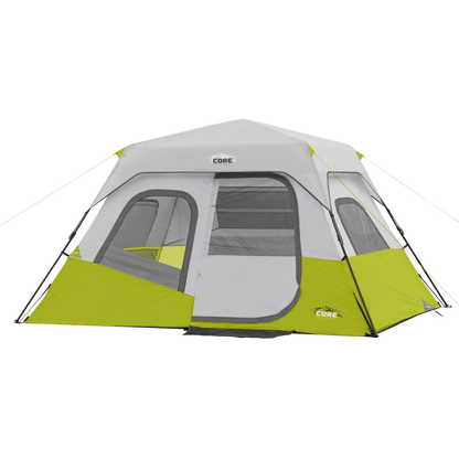 6-Person Instant Cabin Tent Light Gray/Green option