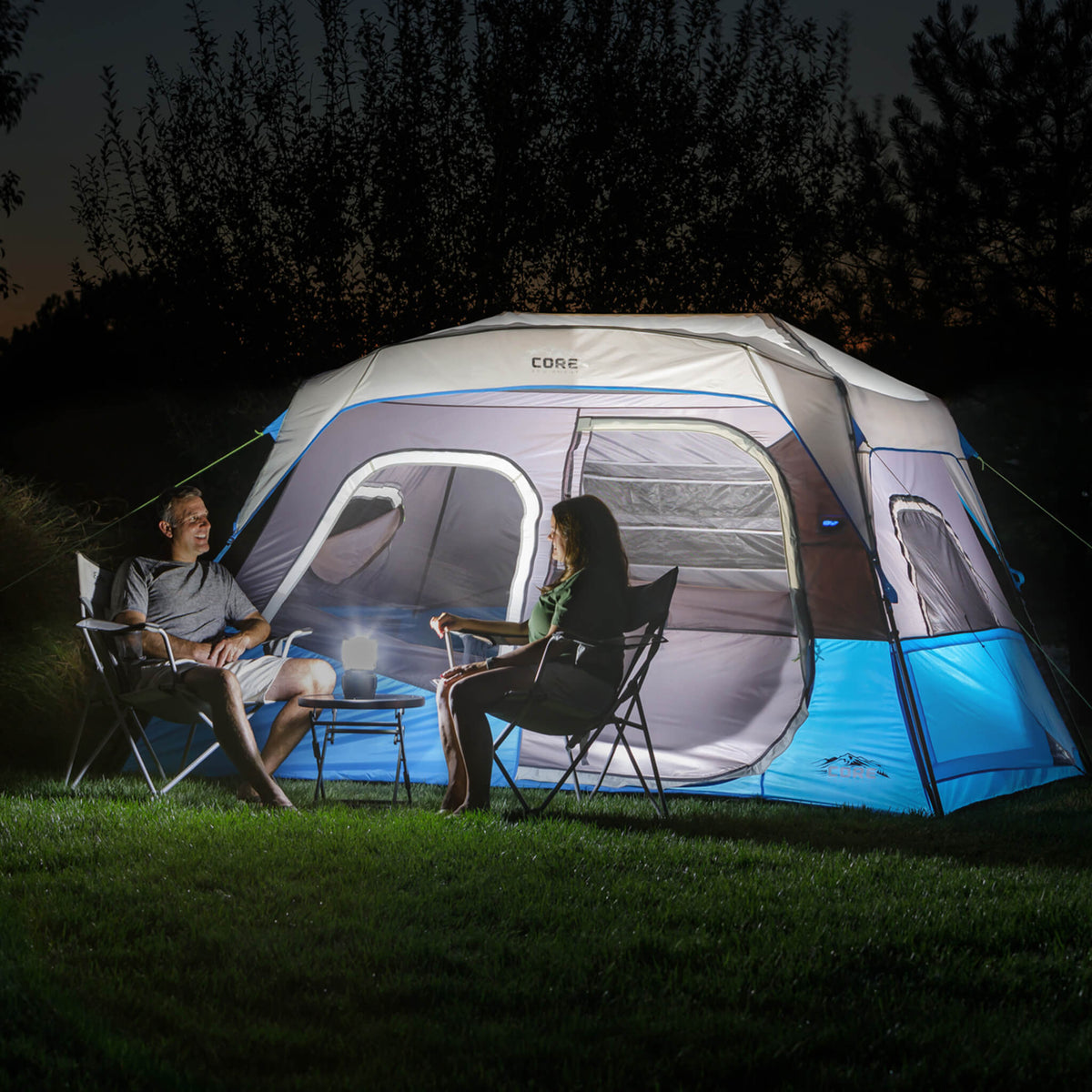 Lighted Instant Cabin Tent source view 2