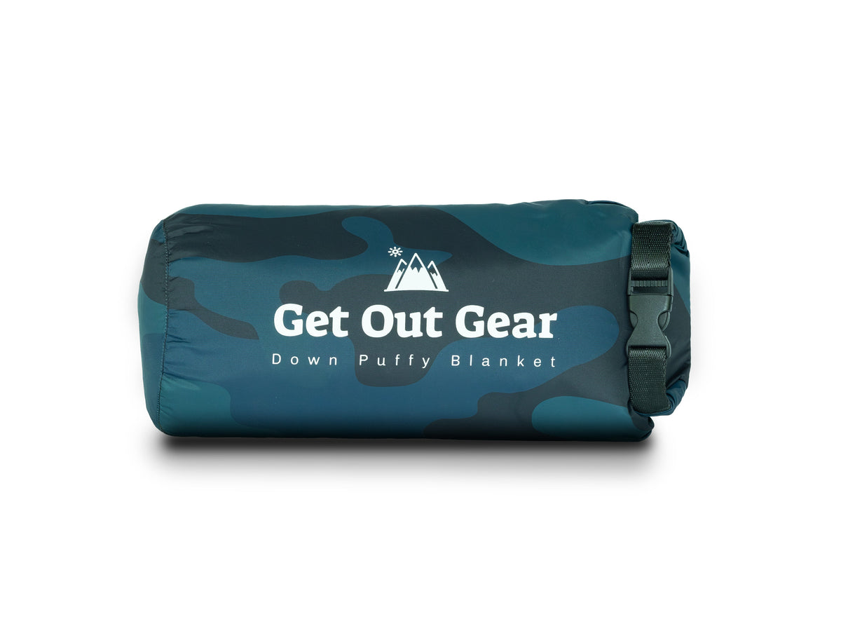 Convertible Camouflage Camping Blanket source view 2