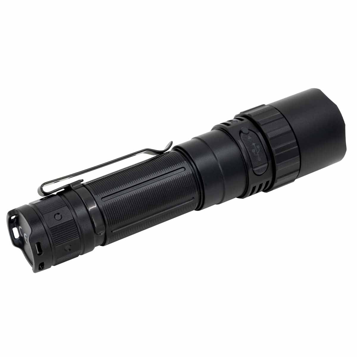 Rechargeable Rotary-Switch Flashlight source view 2