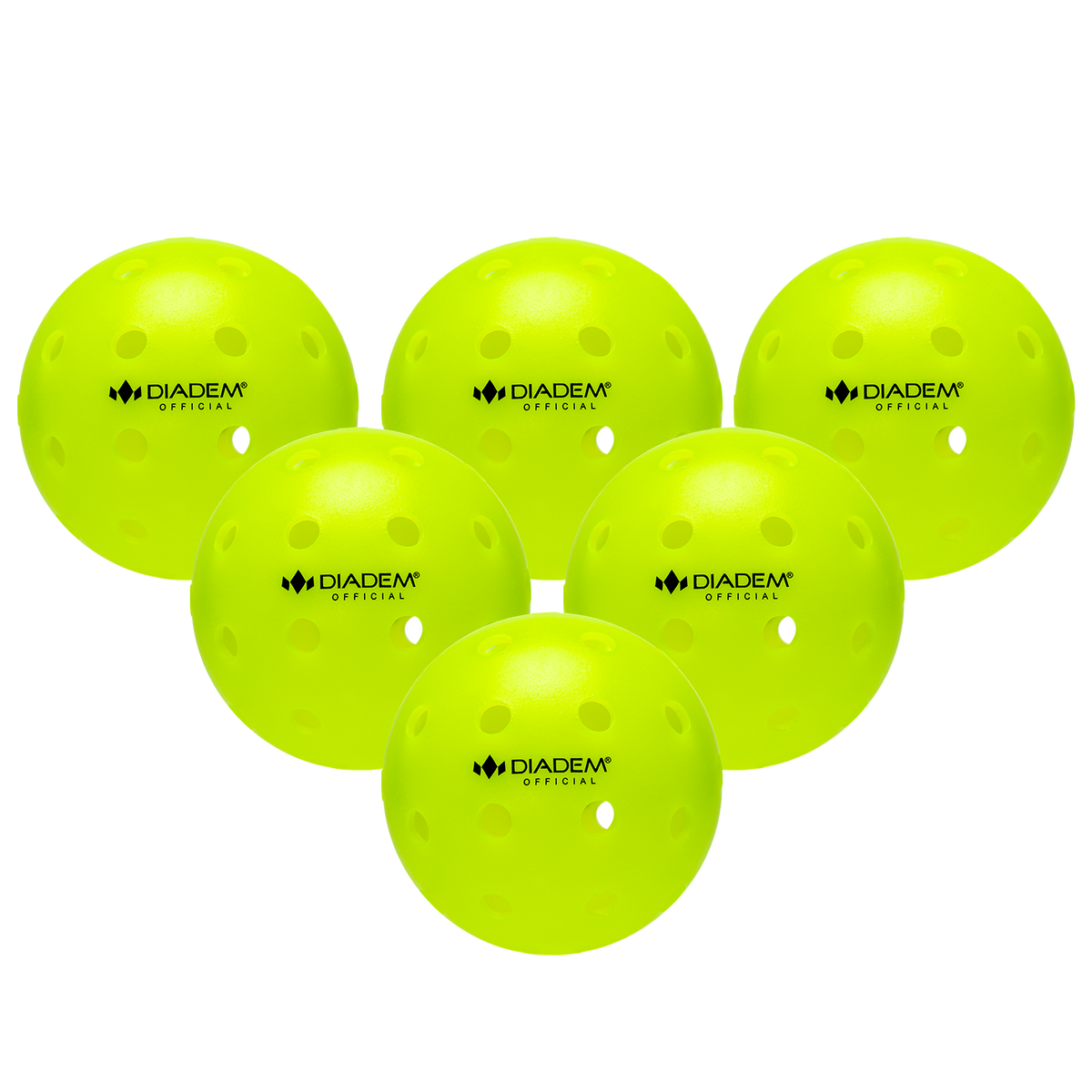Outdoor Pickleball Ball Pack 6 / Neon option