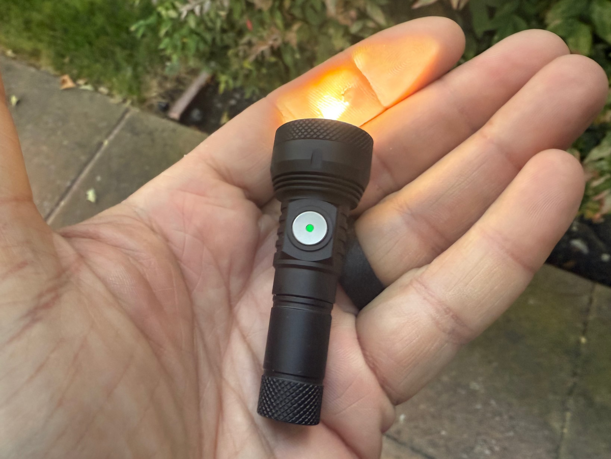 Rechargeable Flashlight source view 2