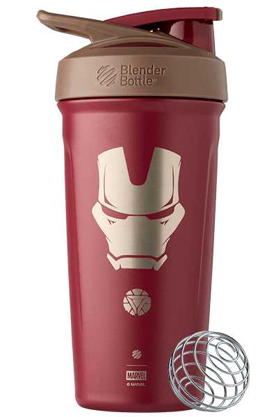Insulated Shaker Bottle Iron Man option