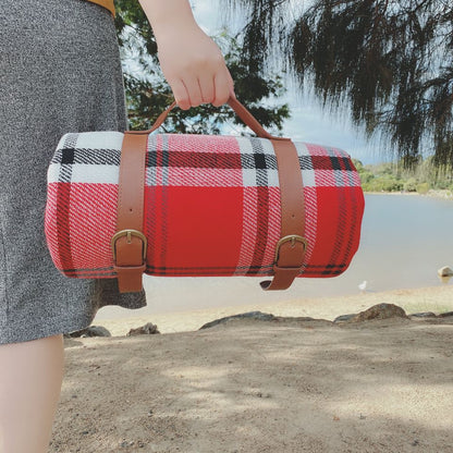 Picnic Blanket G-Red-Large Check option