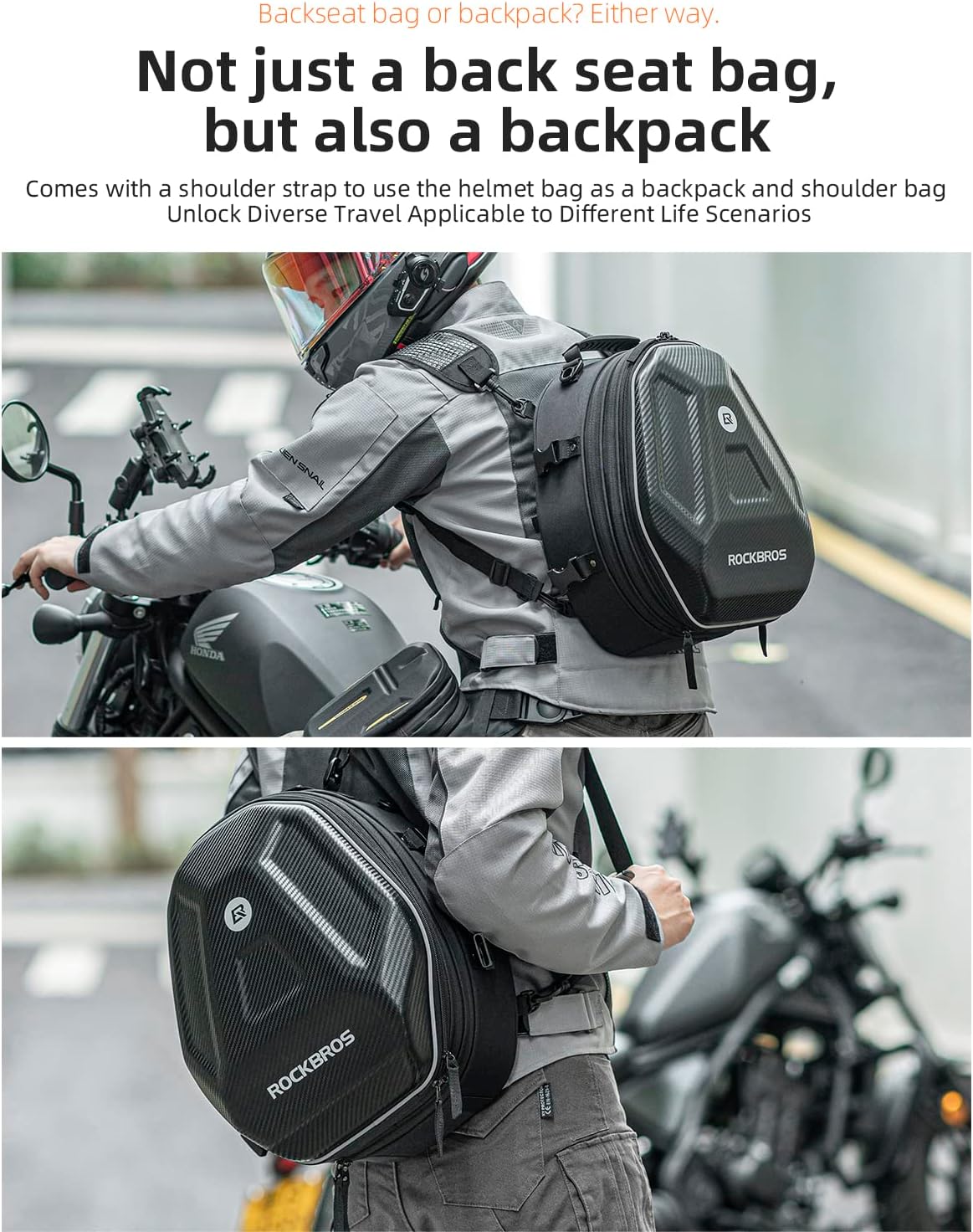 Motorcycle Tail Bag source view 2