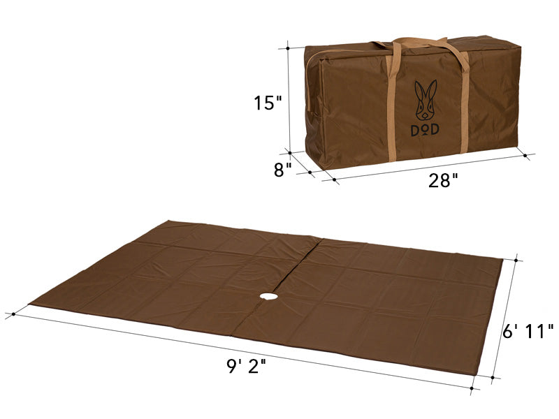 Padded Tent Floor Mat source view 2