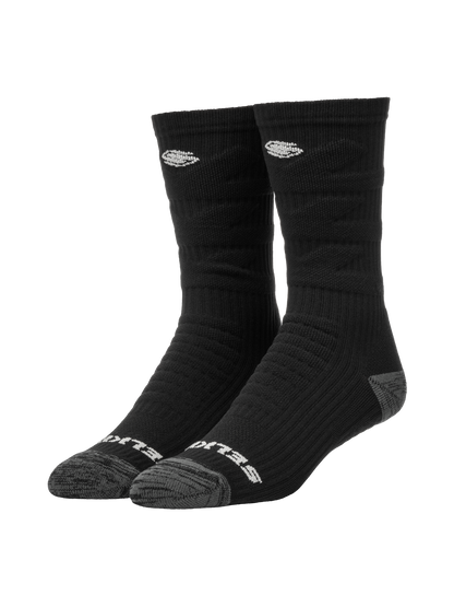 Pickleball Socks Single Pair / Blackout/Gray / M option