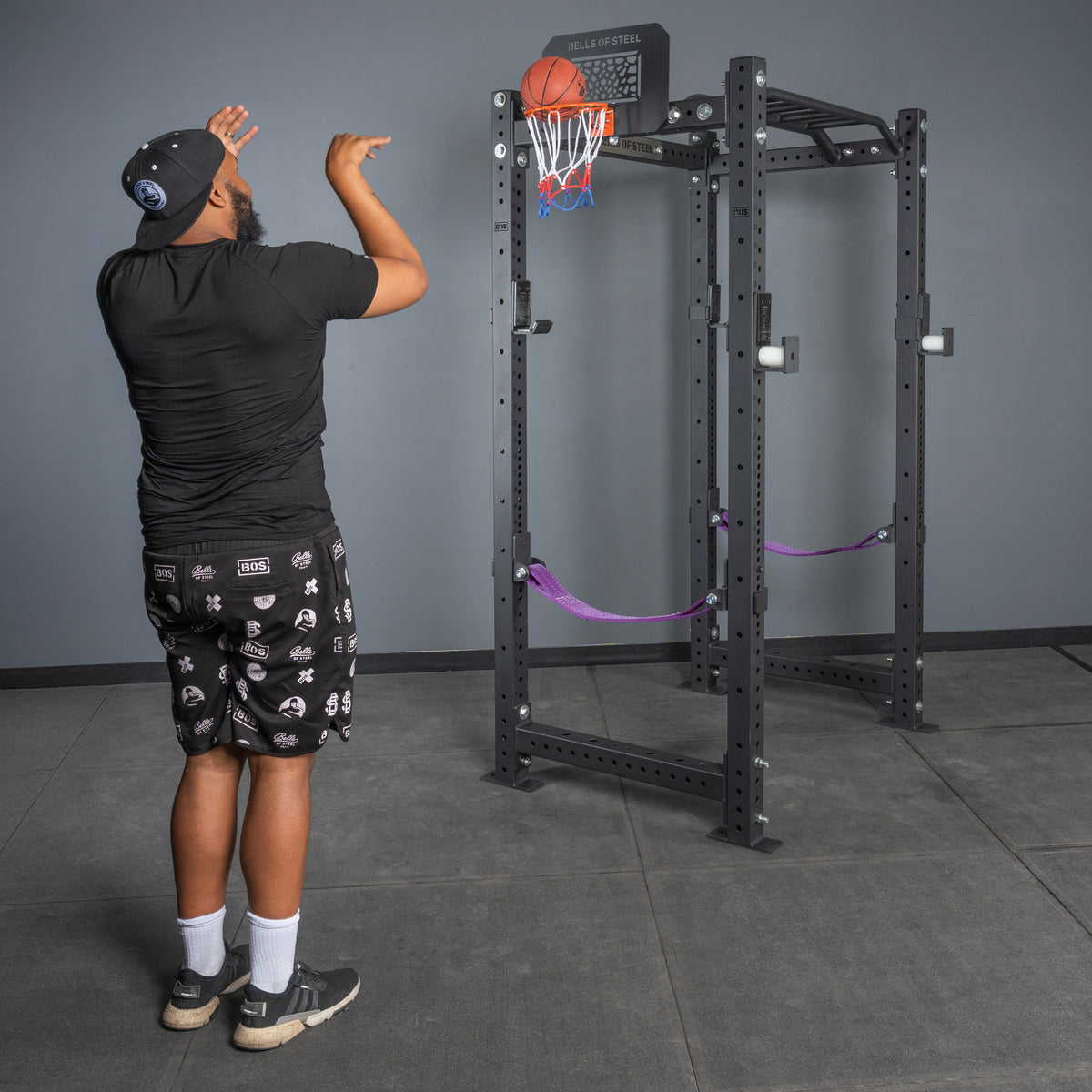 Rack-Attached Basketball Hoop source view 2