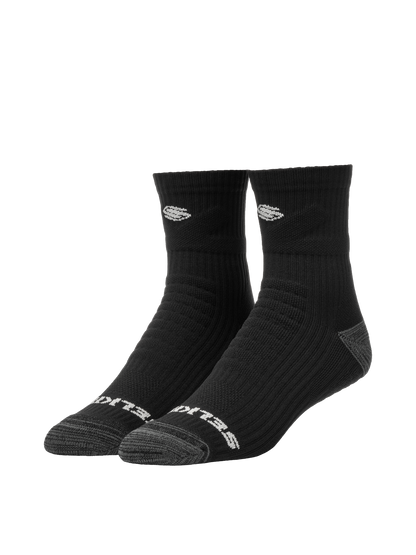 Pickleball Socks Single Pair / Blackout/Gray / M option