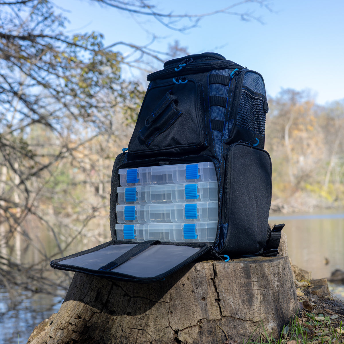 Fishing Tackle Backpack source view 2