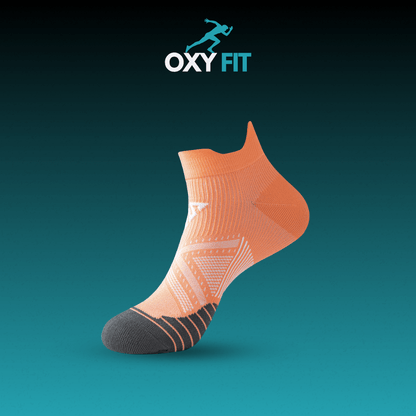 Compression Running Socks Orange Neon / Men's L (39-44) option