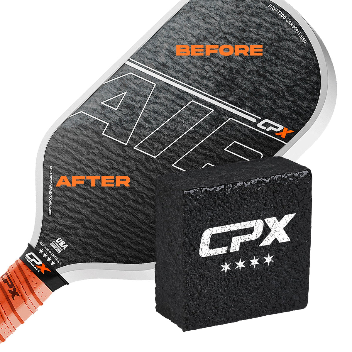 Pickleball Paddle Cleaning Eraser source view 2