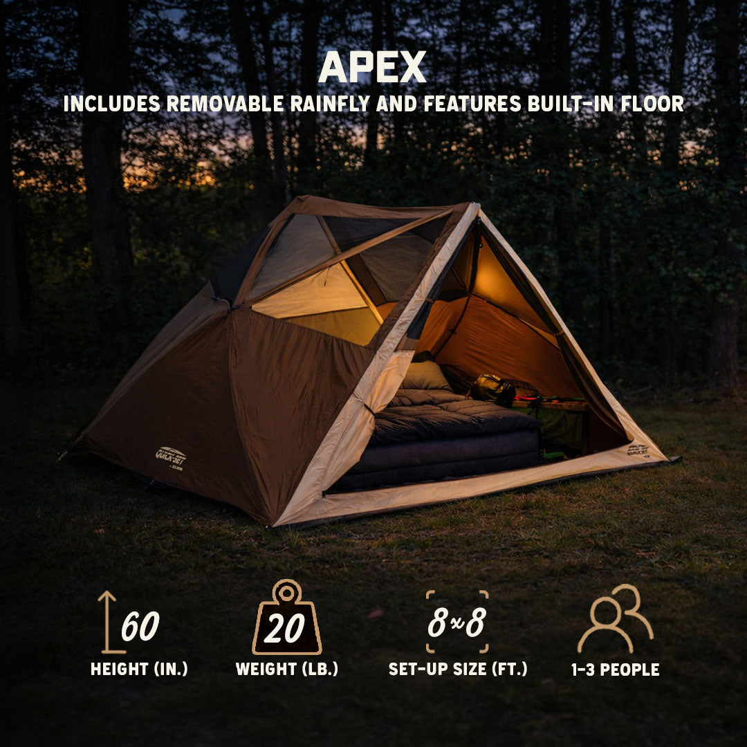 Pop-Up A-Frame Camping Tent source view 2