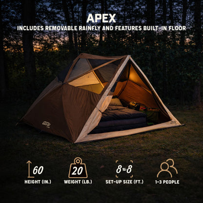 Pop-Up A-Frame Camping Tent source view 2