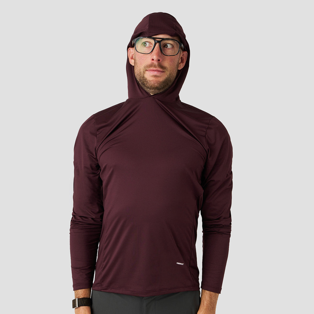 Men's UV Hooded Trail Shirt source view 2