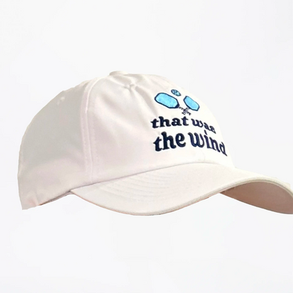 Pickleball Hat "That Was The Wind" Performance Hat option