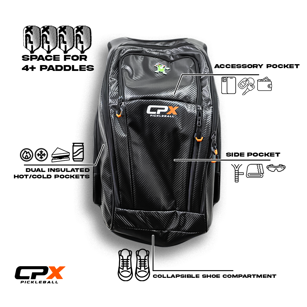 Pickleball Sport Backpack source view 2