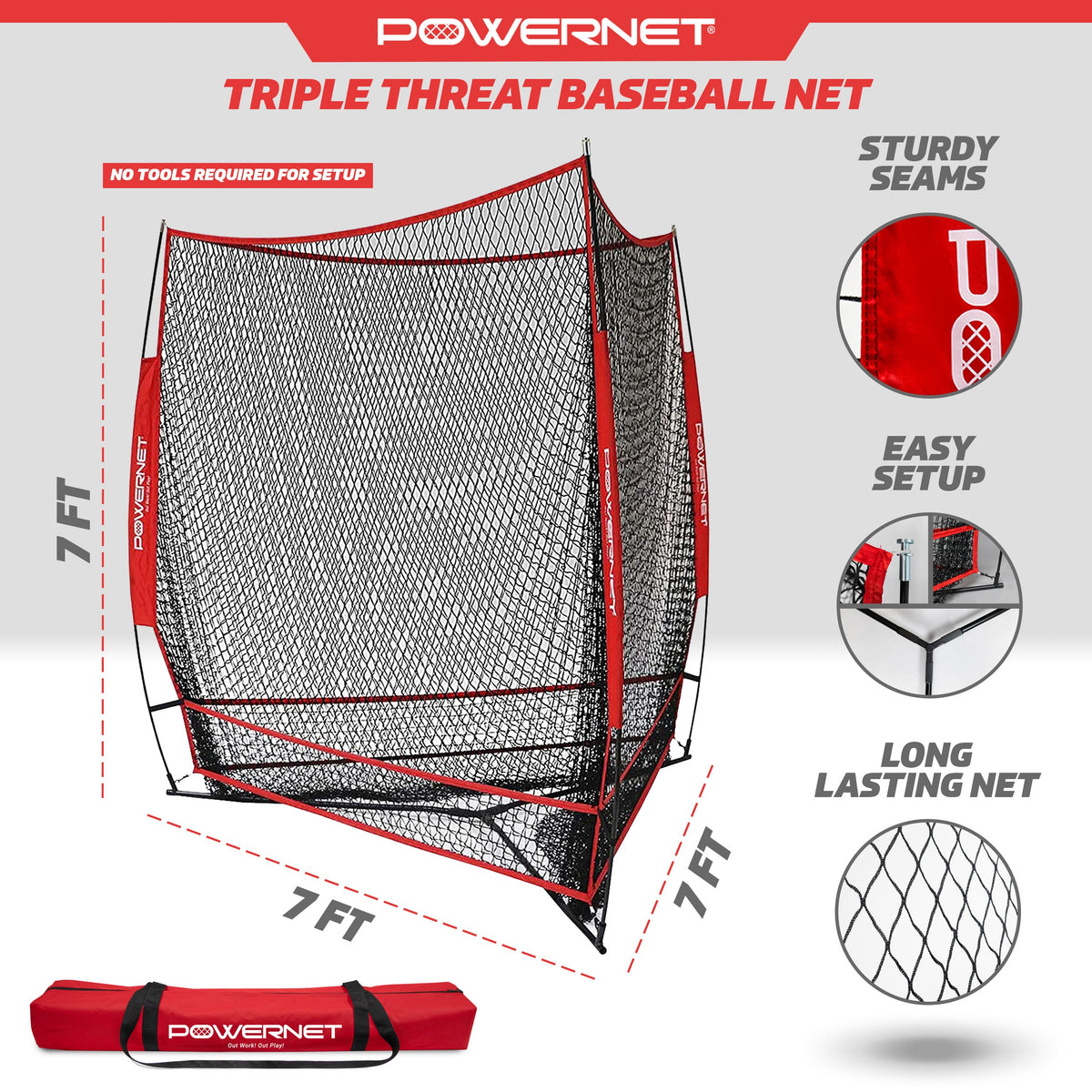 Baseball Training Net source view 3