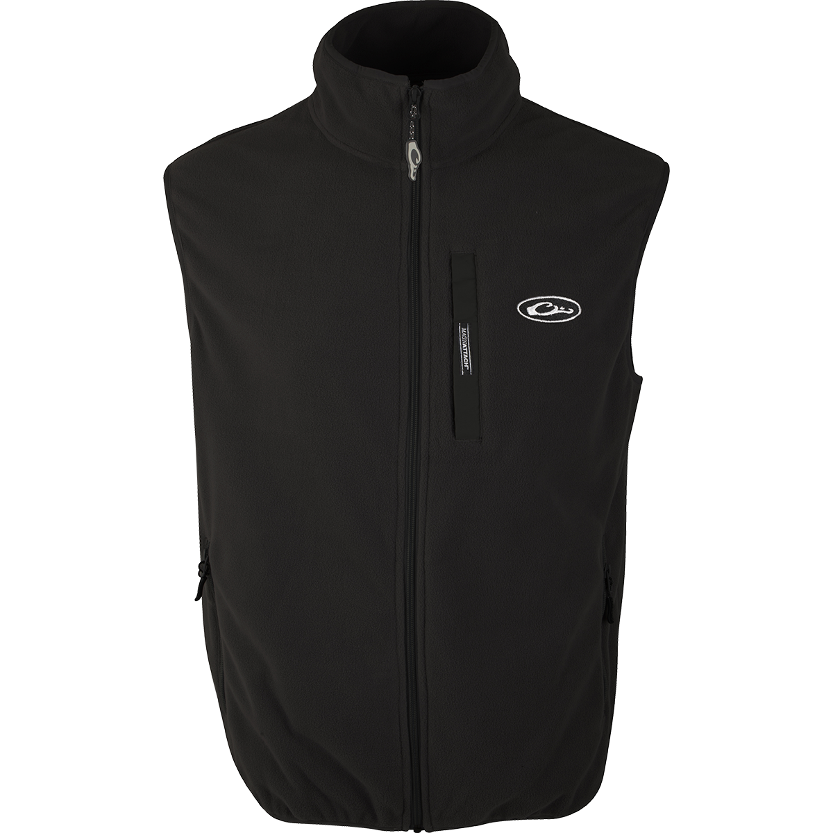 Men's Fleece Vest Black / Small option
