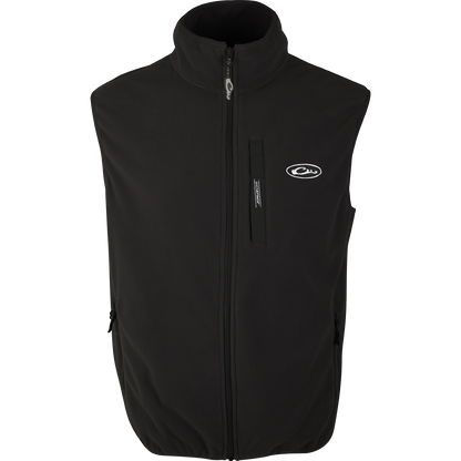 Men's Fleece Vest Black / Small option