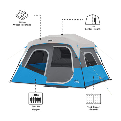 Lighted Instant Cabin Tent source view 3