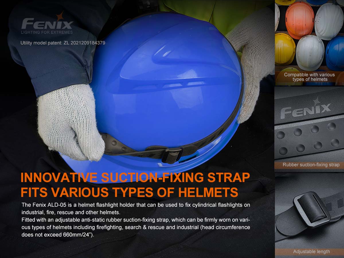 Helmet Flashlight Holder source view 3