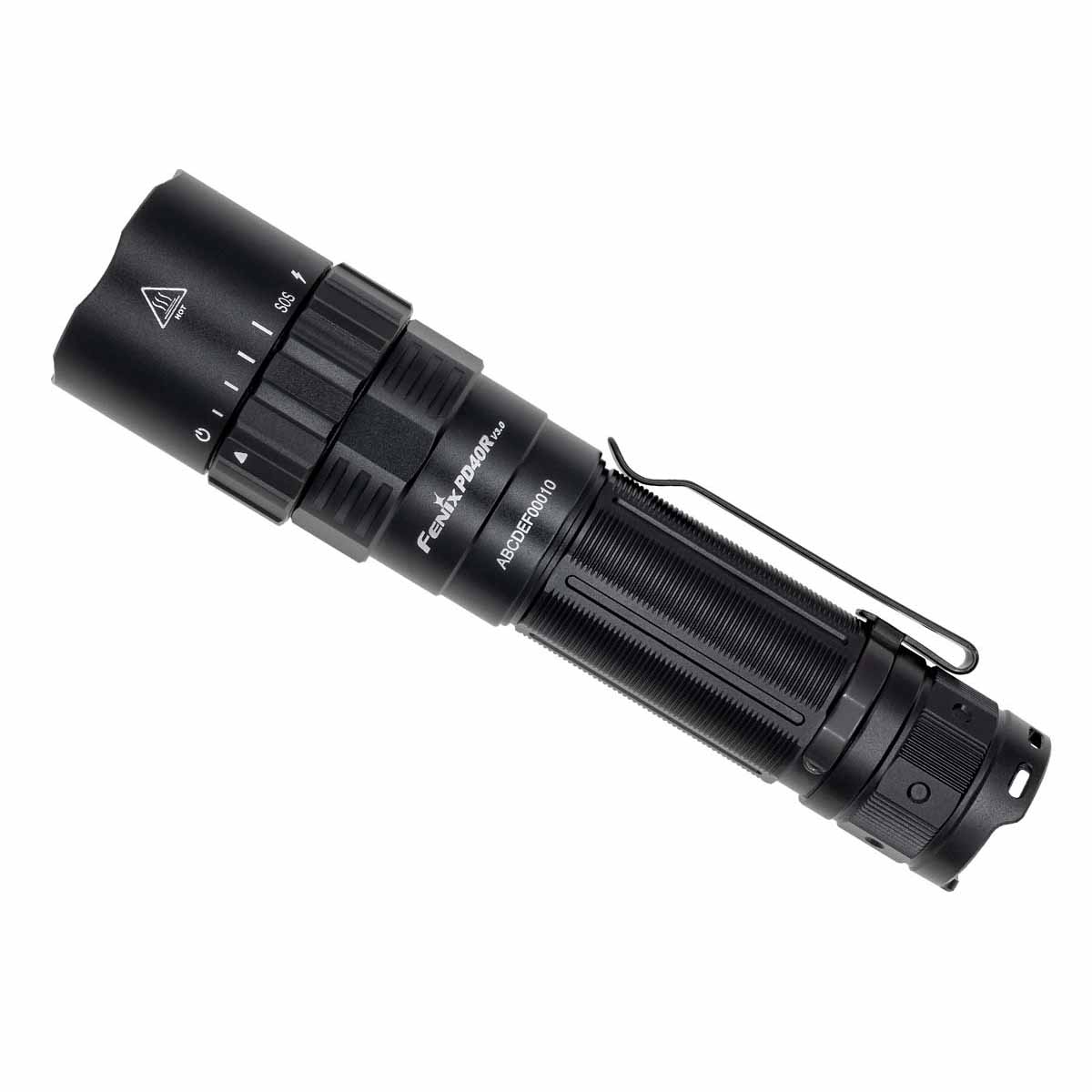 Rechargeable Rotary-Switch Flashlight source view 3