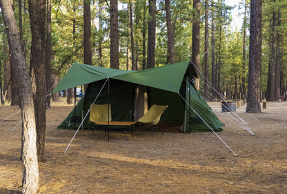 Multi-Room Tunnel Camping Tent Olive option