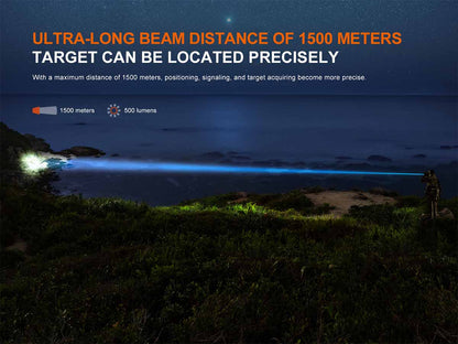 White Laser Flashlight source view 3