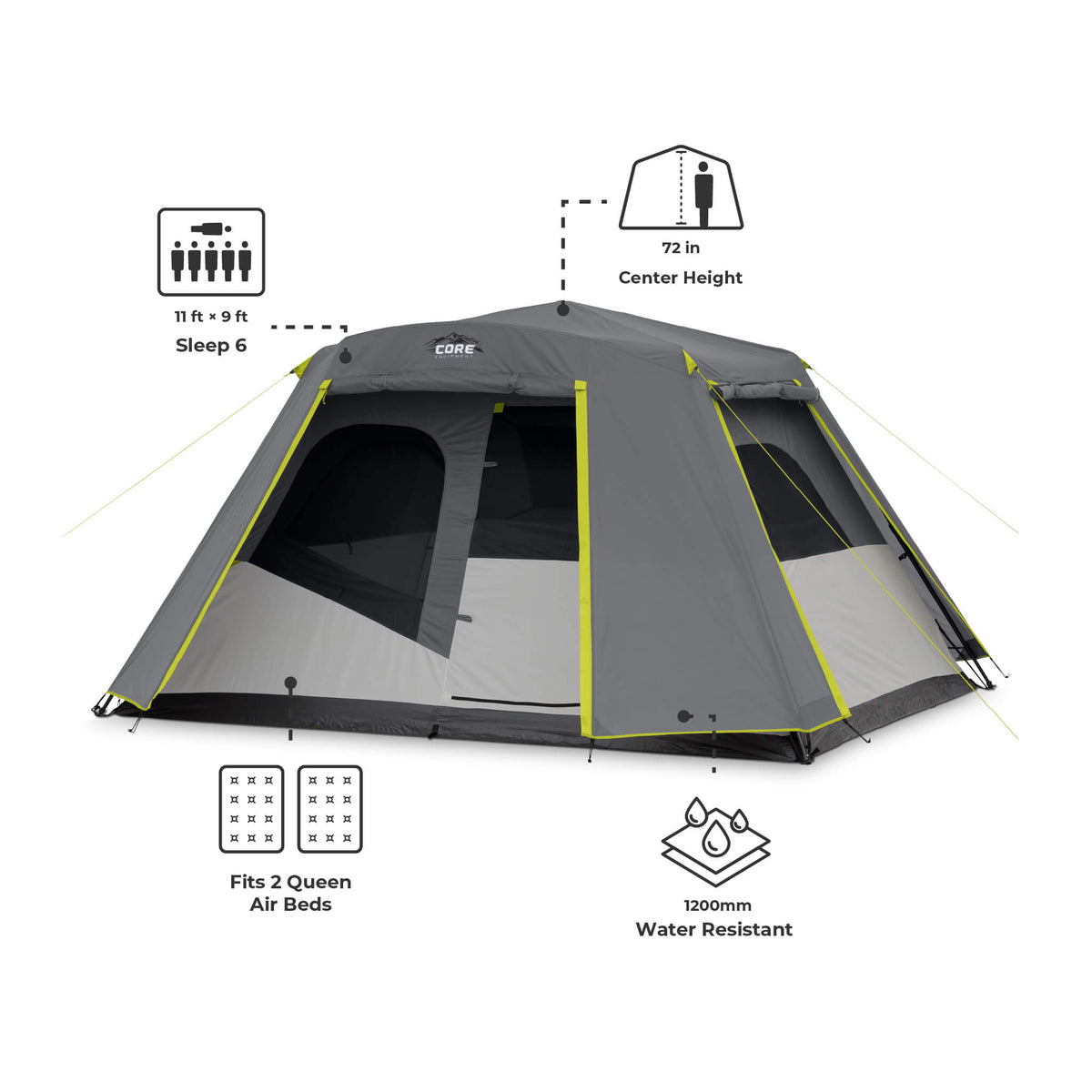 Instant Cabin Tent source view 3