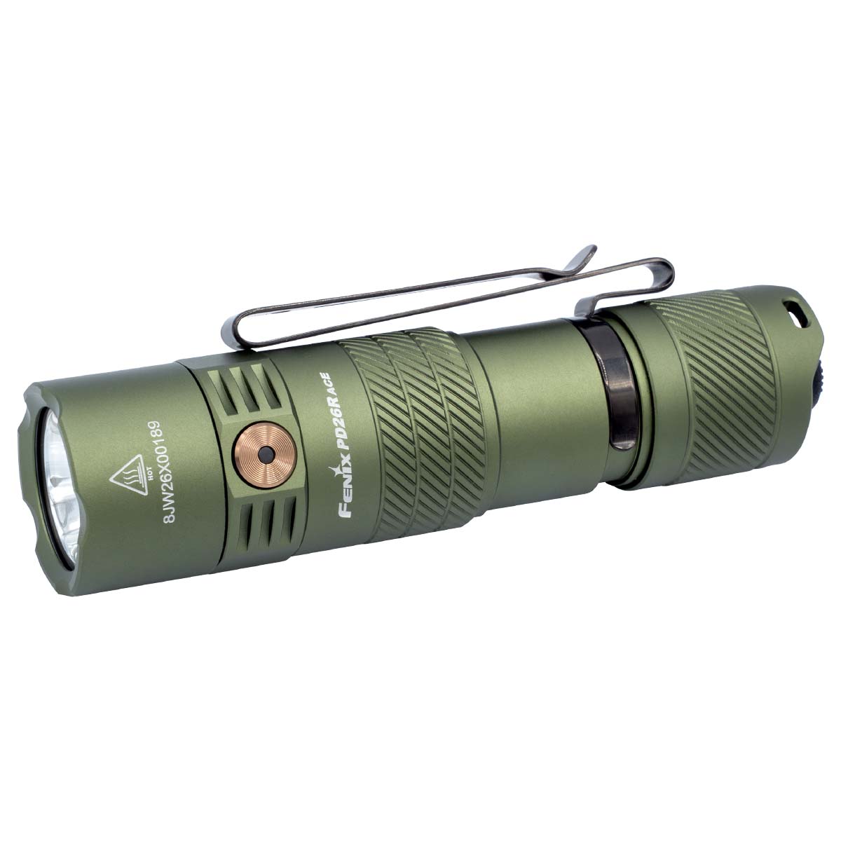 Compact Rechargeable EDC Flashlight OD Green option