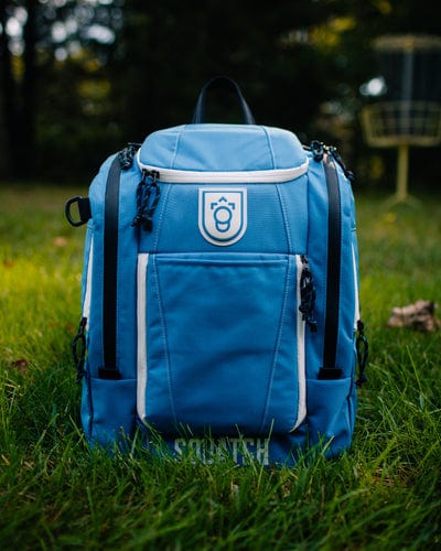 Disc Golf Backpack Blue / Fabric / Ready to Ship Immediately option
