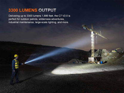Rechargeable Long-Range Flashlight source view 3