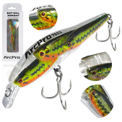 Minnow Jerkbait Lure Baby Bass option