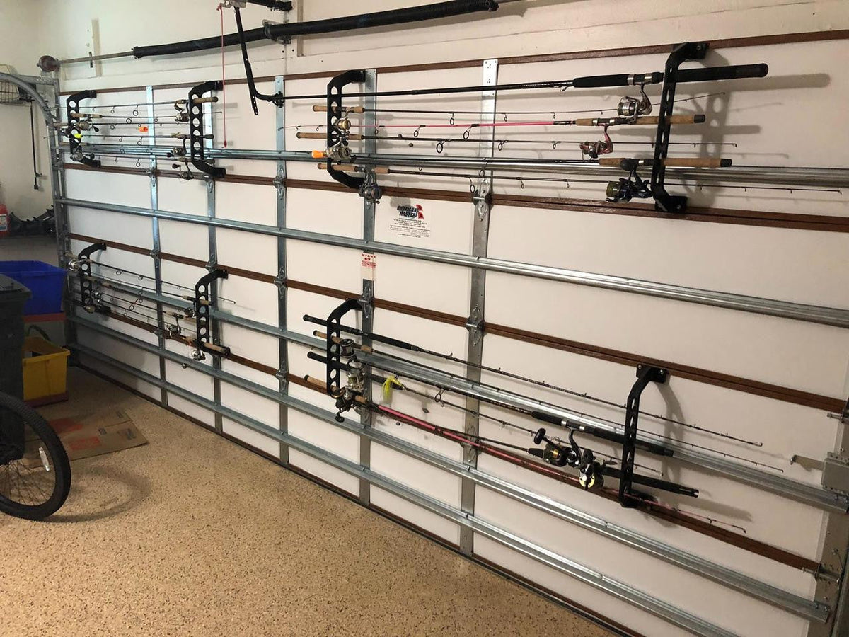 Garage Door Fishing Rod Rack source view 3
