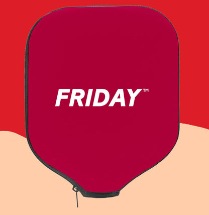 Pickleball Paddle Cover Red option