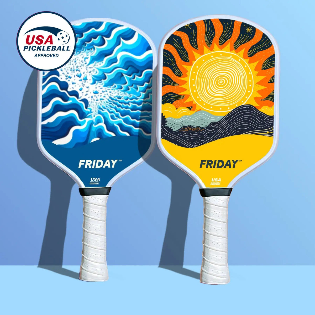 Pickleball Paddle Set Golden Hour / Sea Salt option
