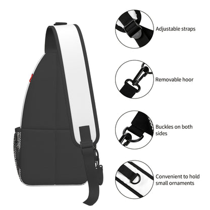Baseball Sling Bag Crossbody Backpack for Men & Women - Sports Chest Shoulder Bag for Baseball Training, Game Day, Gym, Outdoor & Travel, Lightweight One Strap Daypack