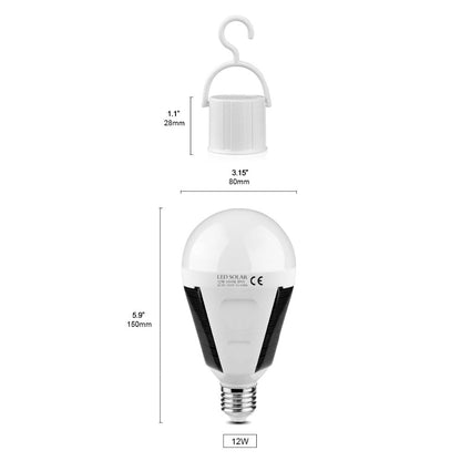 Solar Rechargeable LED Light Bulb source view 4