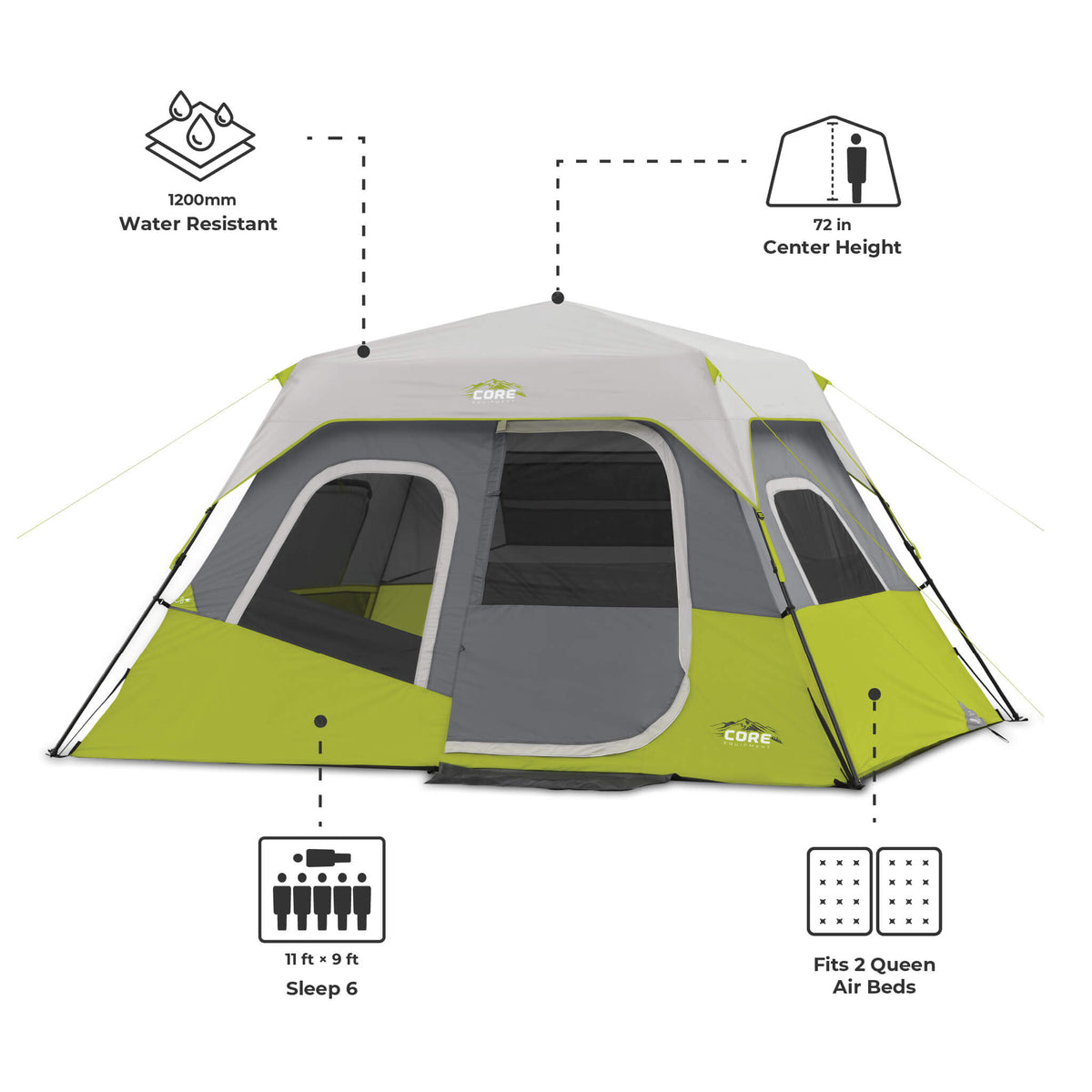 6-Person Instant Cabin Tent source view 4