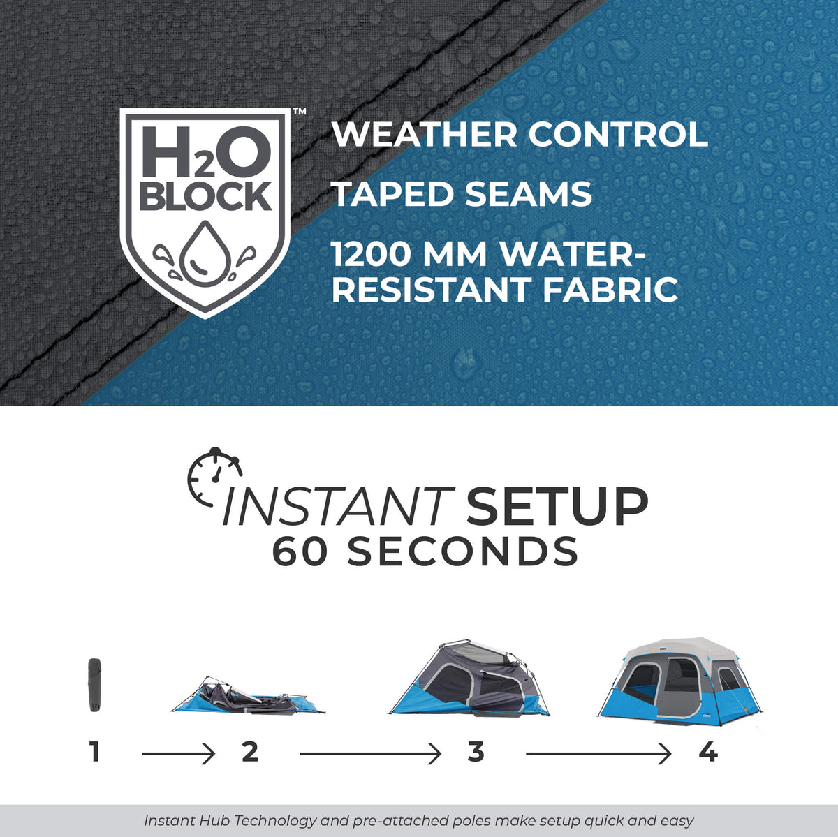 Lighted Instant Cabin Tent source view 4