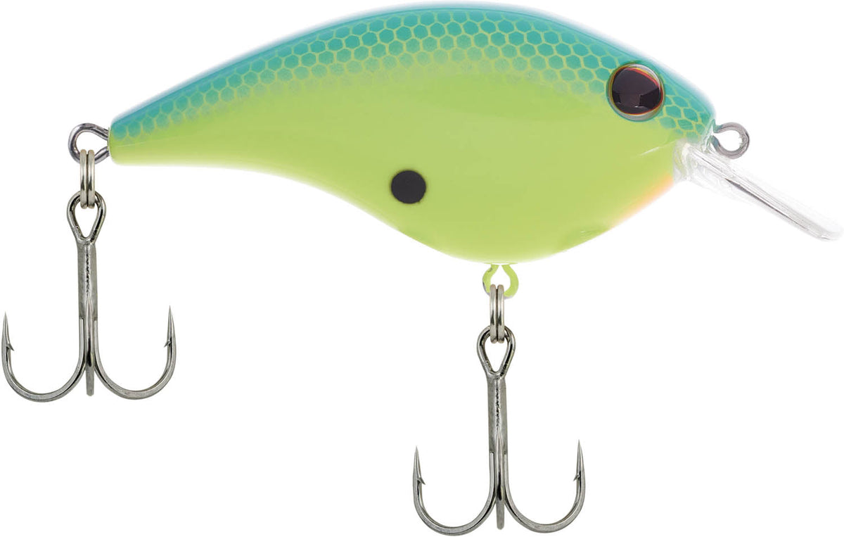 Shallow Diving Crankbait Blue Chartreuse / 5 Biggun - 2 4/5 inch - 3/7 oz option