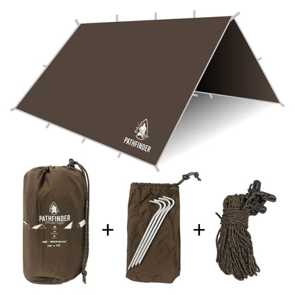 Camping Tarp Brown option
