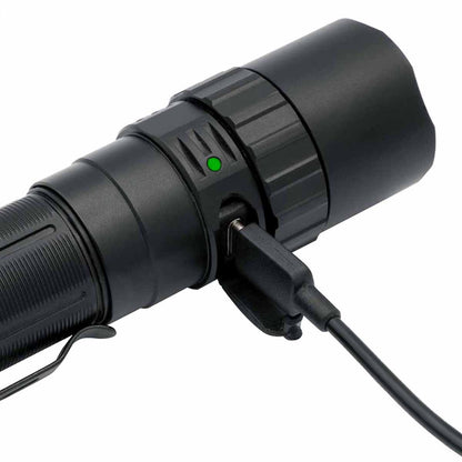 Rechargeable Rotary-Switch Flashlight source view 4