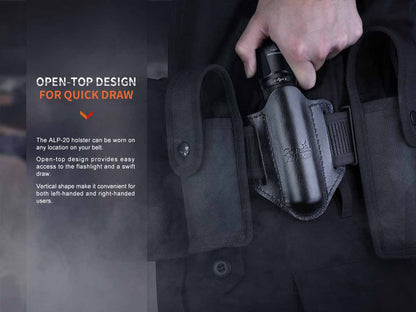 Leather Flashlight Holster source view 4