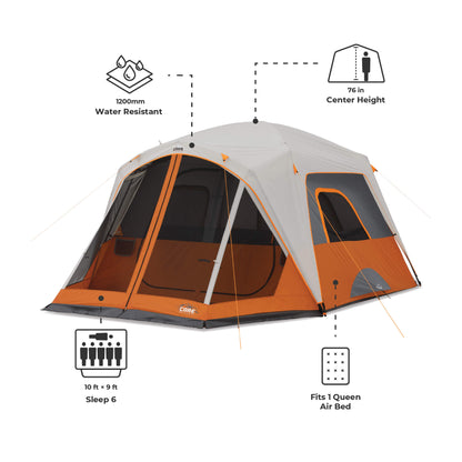 6-Person Straight-Wall Cabin Tent source view 4