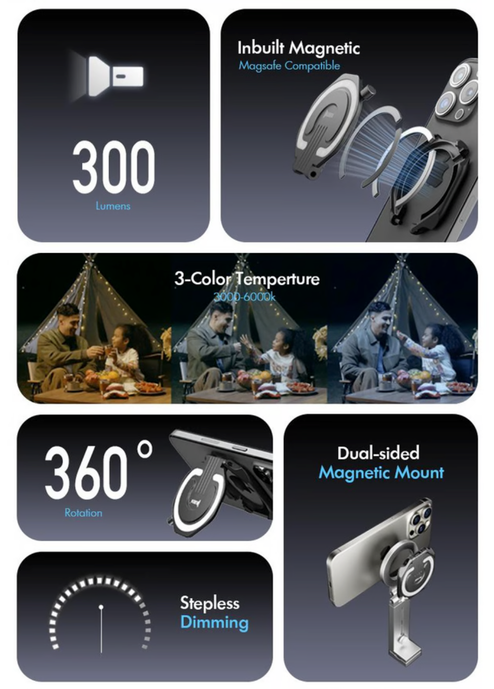 Rechargeable Flashlight source view 4