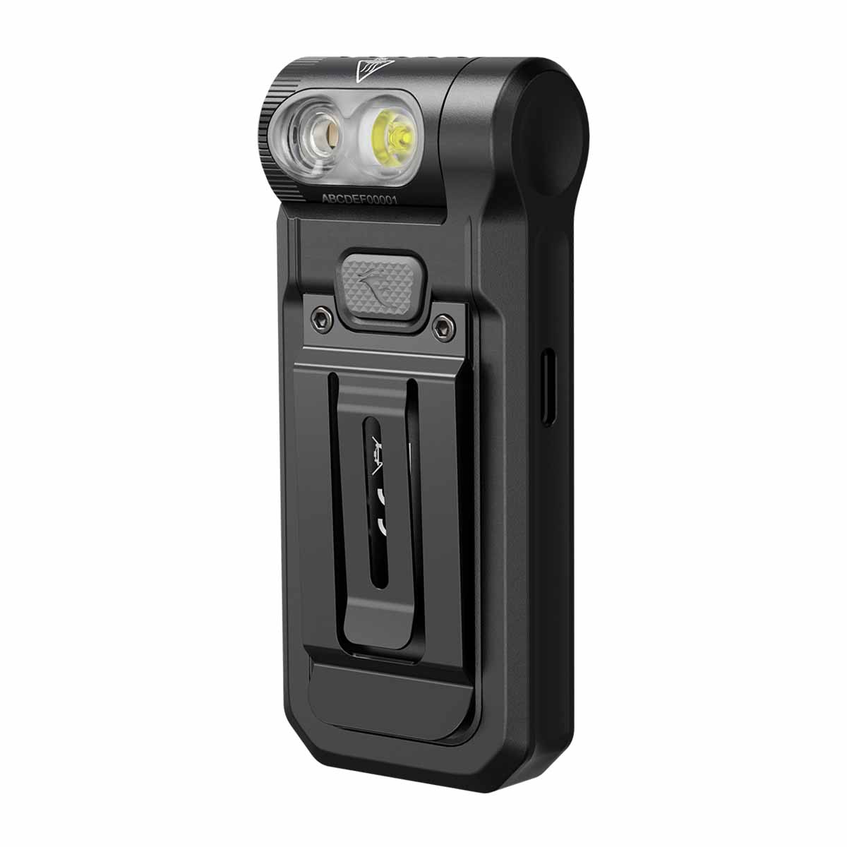 Rechargeable UV Clip-On Flashlight source view 4
