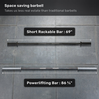 Short Rackable Barbell source view 4